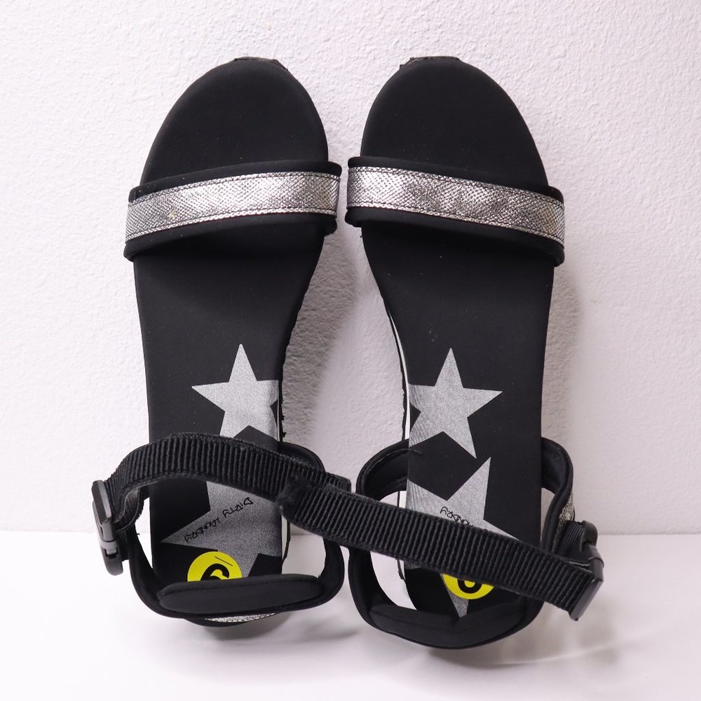 Dirty Laundry wedge sandals size 9 black strappy